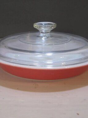 Lid (only) 8 3/4" Fits Vintage Pyrex Primary Flamingo Pink 909 9" Pie